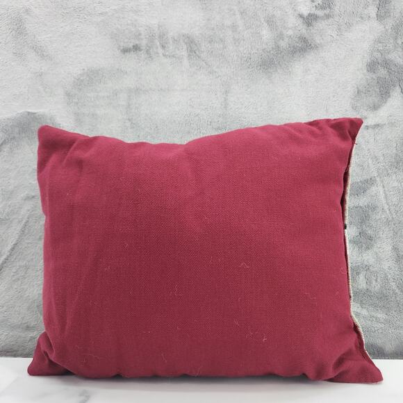 Blue Bird tapestry pillow 'And Heaven and Nature Sing' 11" X 9" winter scene - Picture 3 of 6